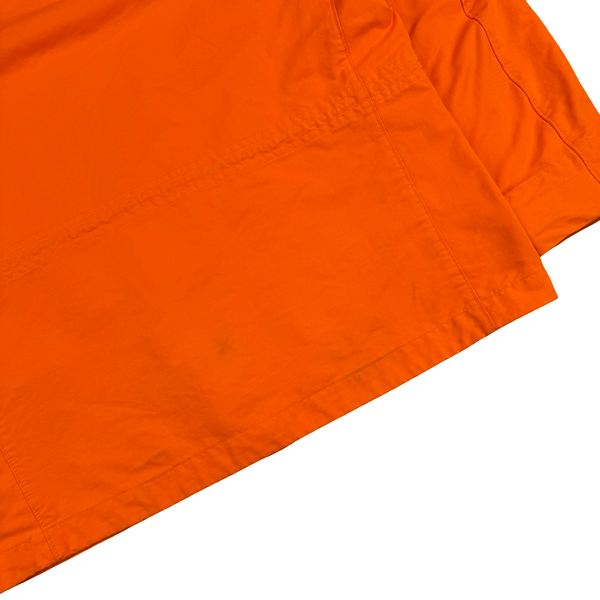 Stone Island 2019 Neon Orange David Fluo Parka Jacket - Large