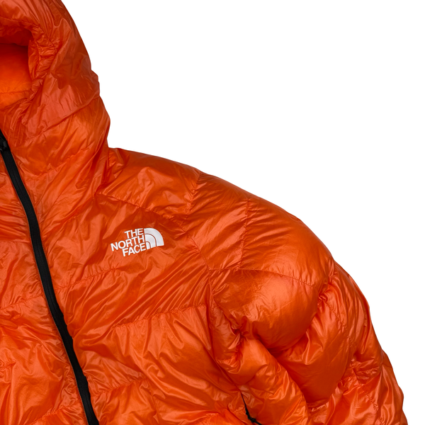 North Face Orange Summit Series 800 Pro Cloud Down Puffer Jacket - Small