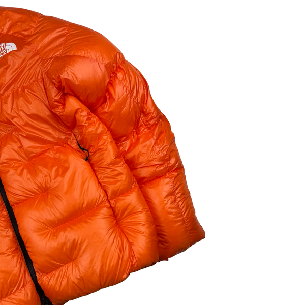 North Face Orange Summit Series 800 Pro Cloud Down Puffer Jacket - Small
