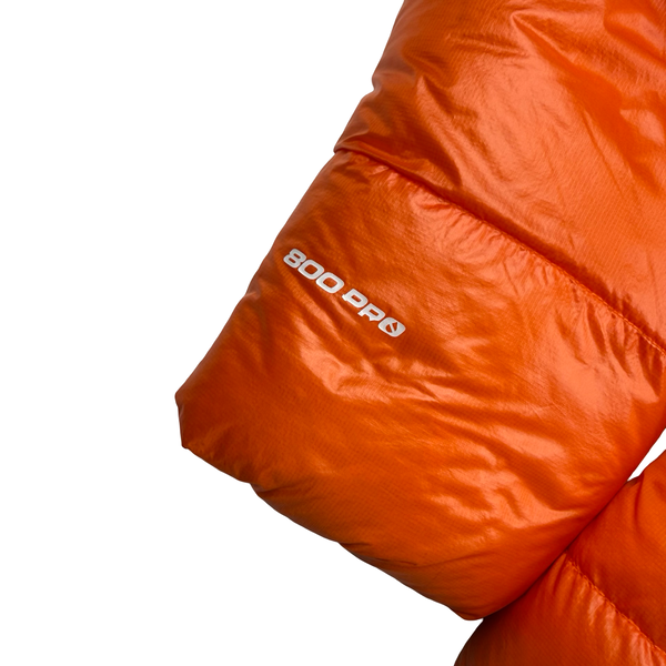 North Face Orange Summit Series 800 Pro Cloud Down Puffer Jacket - Small