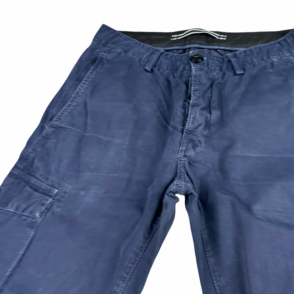 Stone Island 2017 Navy Cotton Twill Cargos - 29"