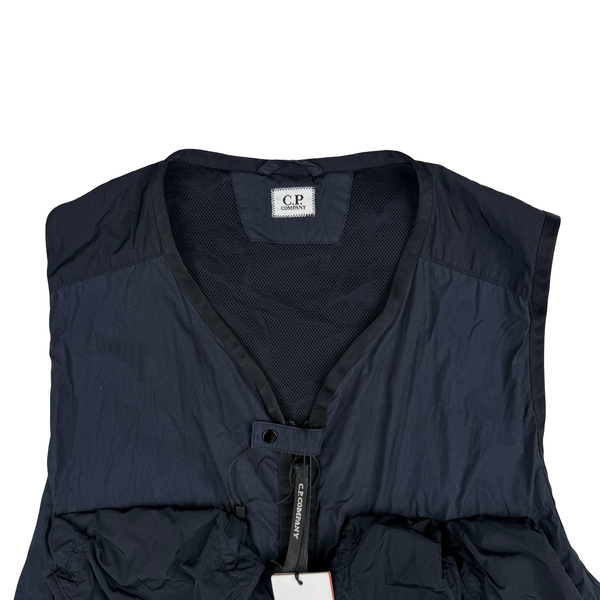 CP Company Navy Blue 50 FILI Utility Vest - XL (52)