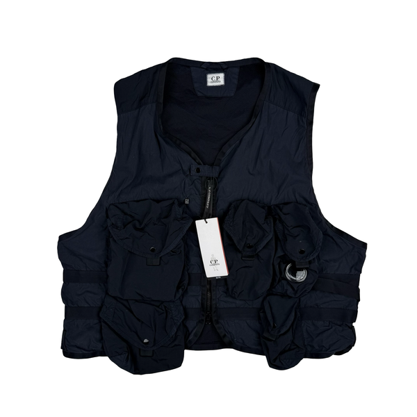 CP Company Navy Blue 50 FILI Utility Vest - XL (52)