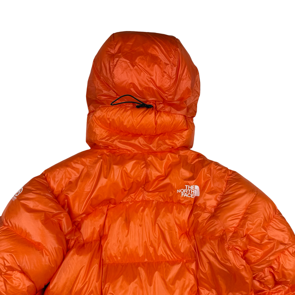 North Face Orange Summit Series 800 Pro Cloud Down Puffer Jacket - Small