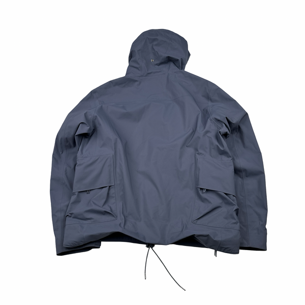 CP Company Slate Grey Gore-tex Infinium Metropolis Multi Pocket Jacket - Medium