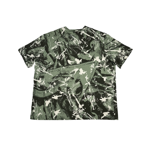 Stone Island 2025 Camo Spellout Cotton T Shirt - 3XL
