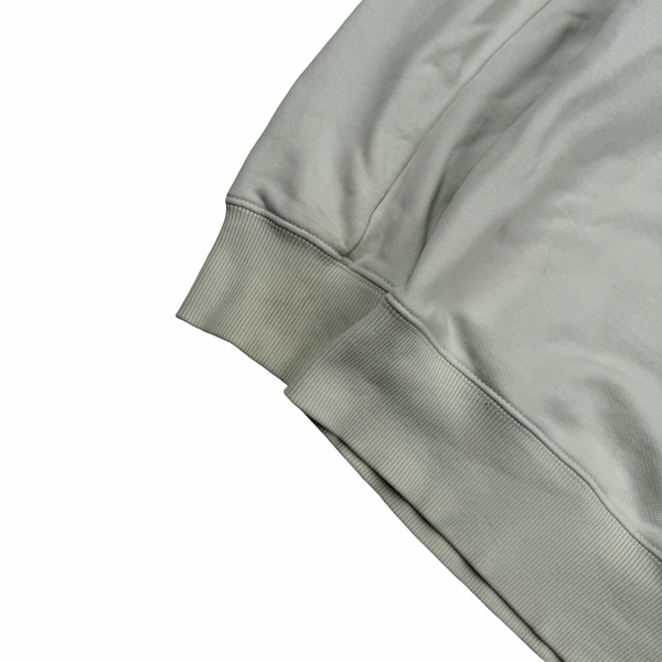 CP Company Pale Green Cotton Lens Viewer Crewneck - Large