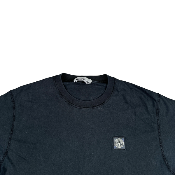 Stone Island 2020 Navy Patch Cotton T Shirt - XL
