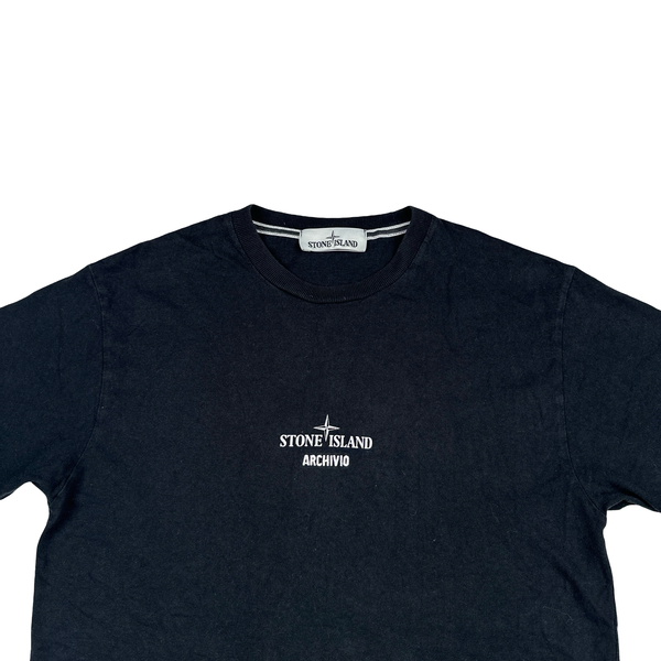Stone Island 2020 Maglia Del Presidente Archivo Short Sleeve T Shirt - Small