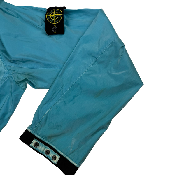 Stone Island 2009 Baby Blue Silk Prismatic Jacket - XL