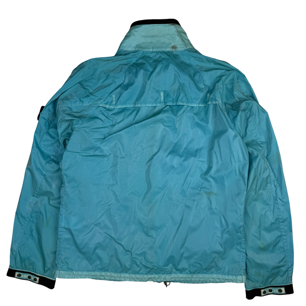 Stone Island 2009 Baby Blue Silk Prismatic Jacket - XL