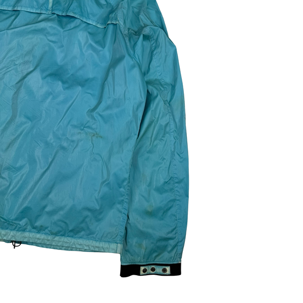 Stone Island 2009 Baby Blue Silk Prismatic Jacket - XL