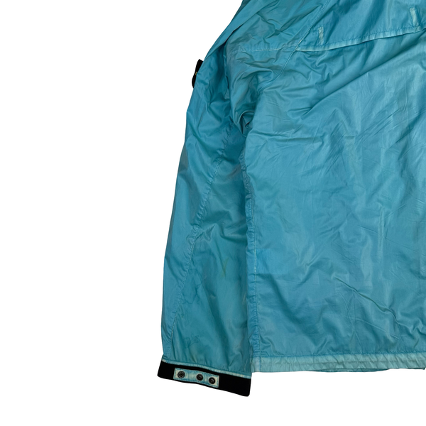 Stone Island 2009 Baby Blue Silk Prismatic Jacket - XL
