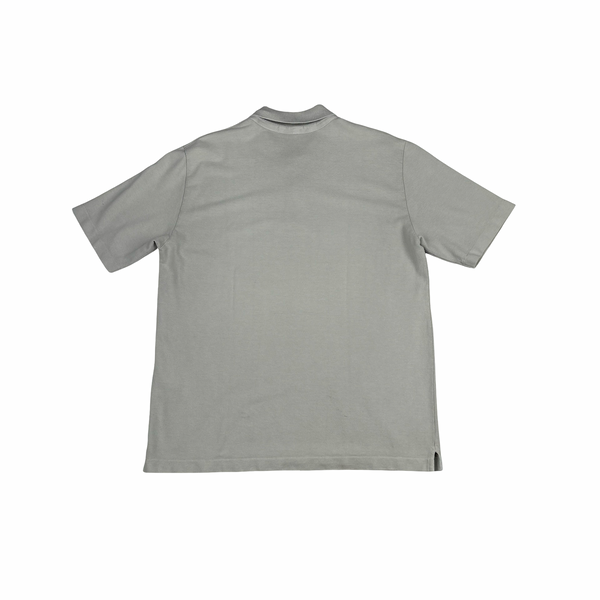 Stone Island Vintage 1999 Spellout Buttoned Polo Shirt - Large
