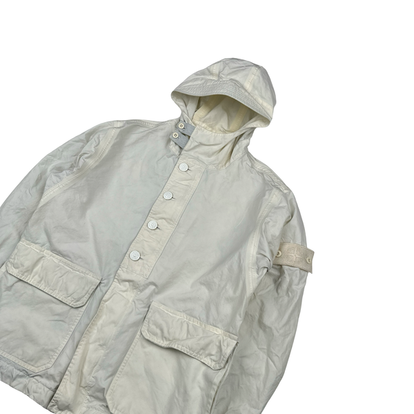 Stone Island 2012 White Ghost Ventile Jacket - Medium