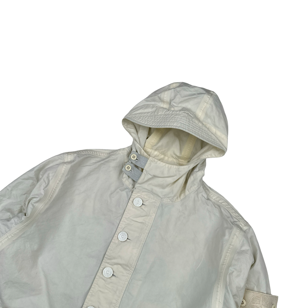 Stone Island 2012 White Ghost Ventile Jacket - Medium