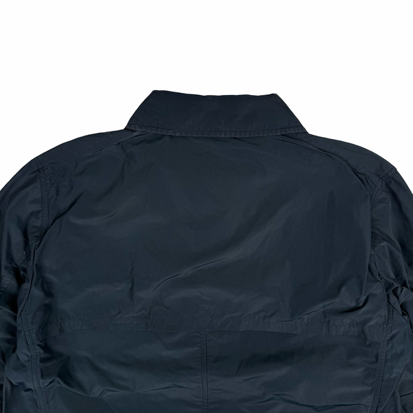 Stone Island 2021 Navy Micro Reps Long Line Jacket - XL