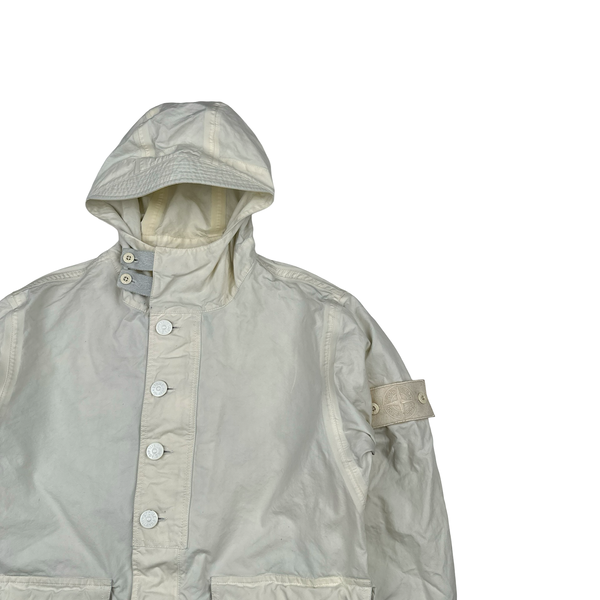 Stone Island 2012 White Ghost Ventile Jacket - Medium