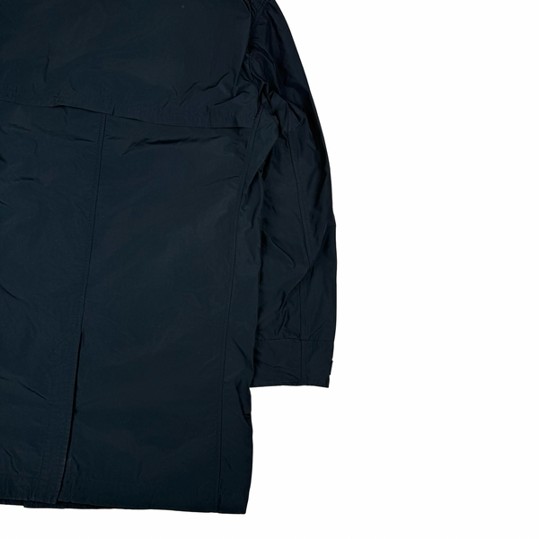 Stone Island 2021 Navy Micro Reps Long Line Jacket - XL