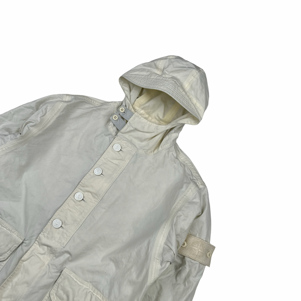 Stone Island 2012 White Ghost Ventile Jacket - Medium