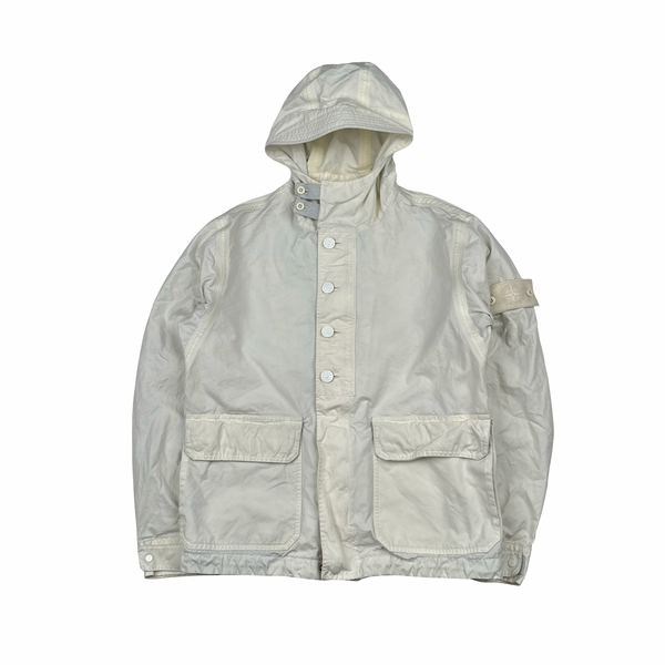 Stone Island 2012 White Ghost Ventile Jacket - Medium