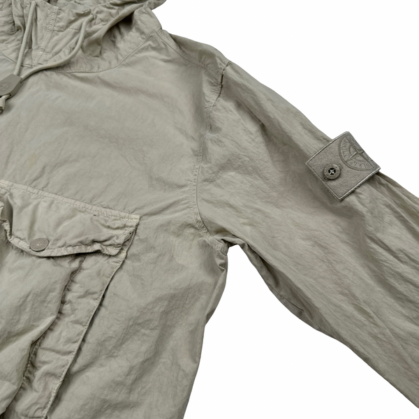 Stone Island Beige Ghost Piece Cotton Smock - Large