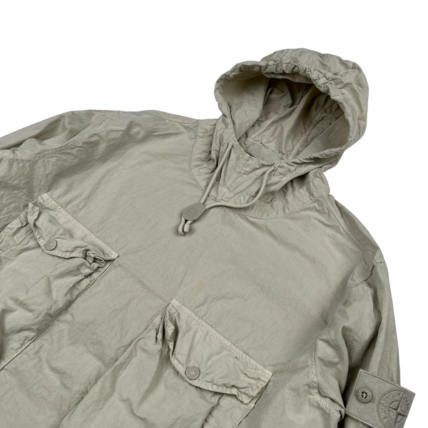 Stone Island Beige Ghost Piece Cotton Smock - Large