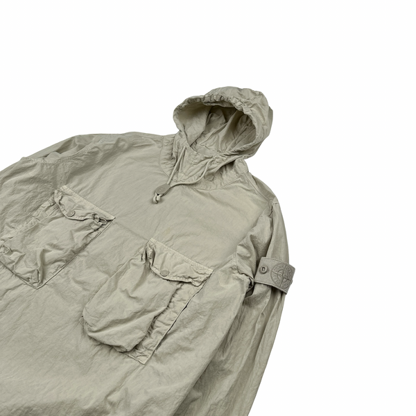 Stone Island Beige Ghost Piece Cotton Smock - Large