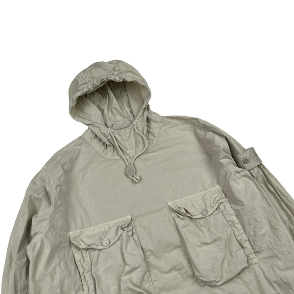 Stone Island Beige Ghost Piece Cotton Smock - Large