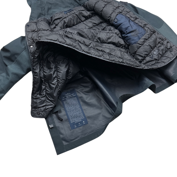 Stone Island 2017 Navy Ghost Tank Shield Jacket - Large