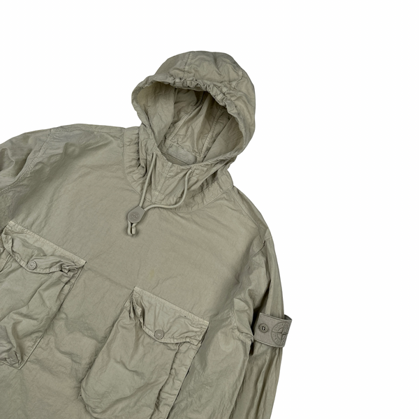 Stone Island Beige Ghost Piece Cotton Smock - Large