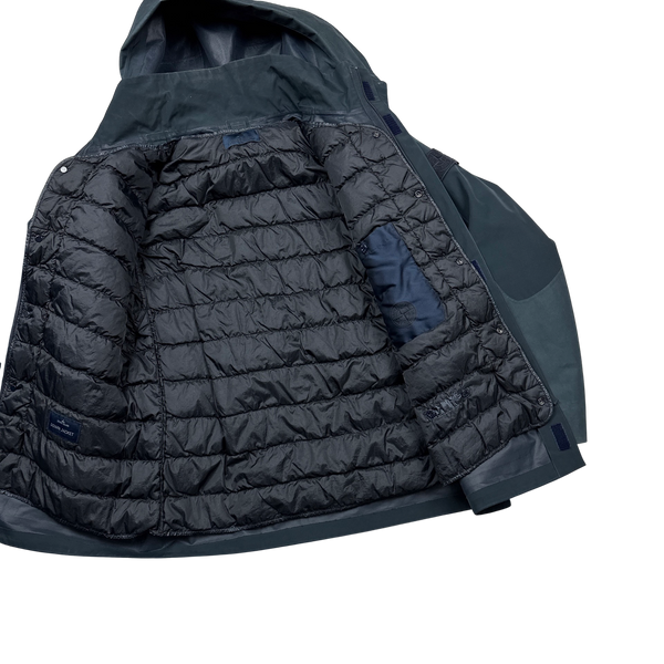Stone Island 2017 Navy Ghost Tank Shield Jacket - Large
