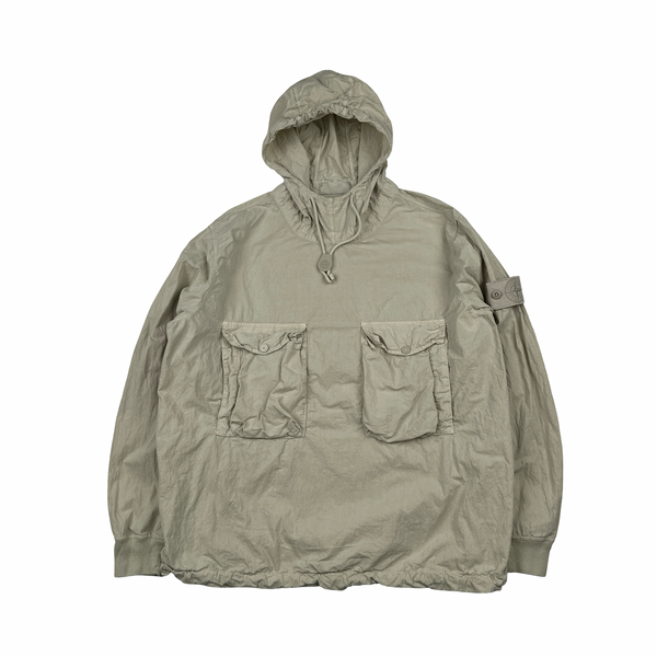 Stone Island Beige Ghost Piece Cotton Smock - Large