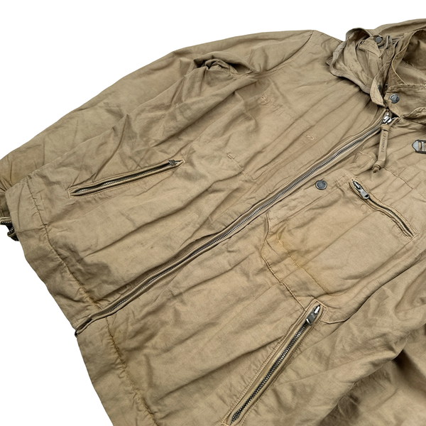 CP Company Vintage Lino Flax Goggle Jacket - Large