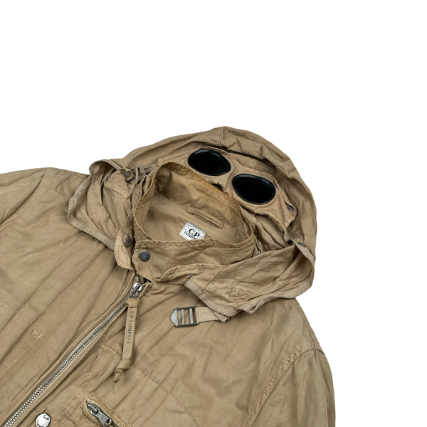 CP Company Vintage Lino Flax Goggle Jacket - Large