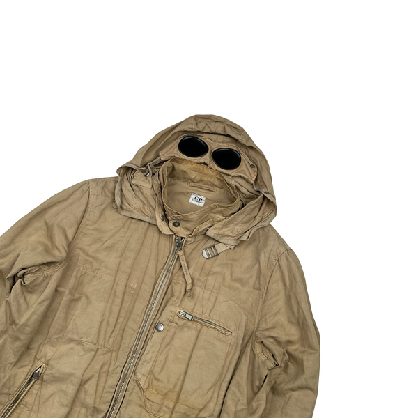CP Company Vintage Lino Flax Goggle Jacket - Large