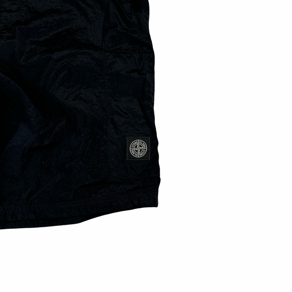 Stone Island 2023 Black CO Fit Nylon Shorts - 33"