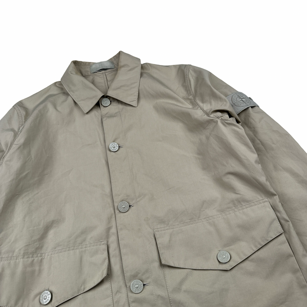 Stone Island 2023 Tan O-Ventile Ghost Jacket - Medium
