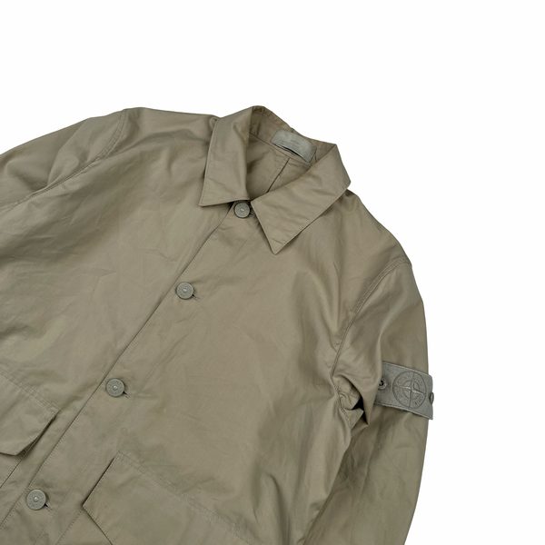 Stone Island 2023 Tan O-Ventile Ghost Jacket - Medium