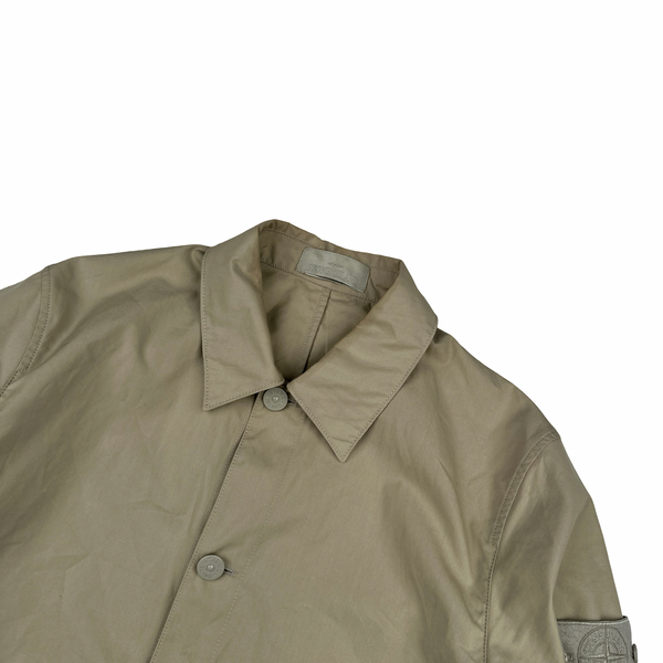 Stone Island 2023 Tan O-Ventile Ghost Jacket - Medium