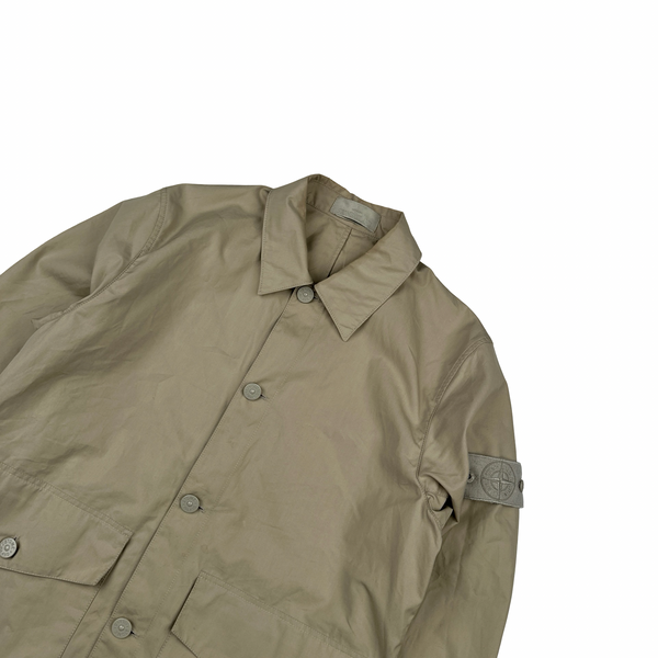 Stone Island 2023 Tan O-Ventile Ghost Jacket - Medium