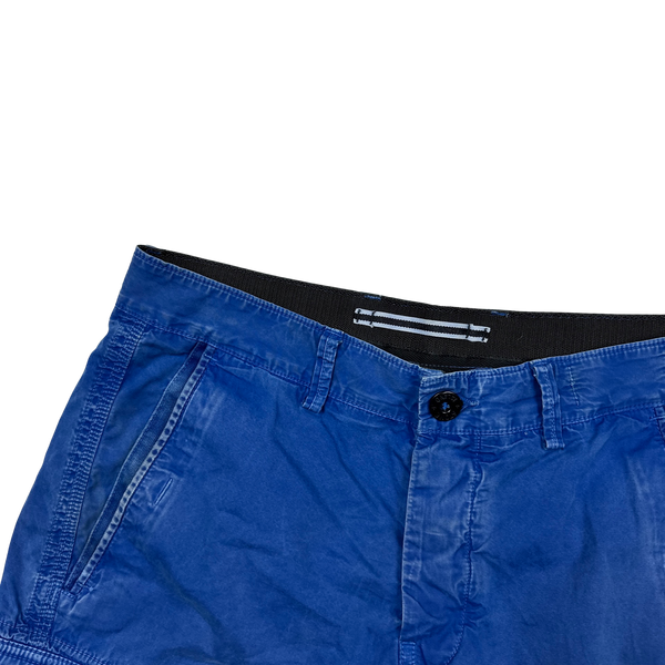 Stone Island 2016 Blue Cargo Shorts - 30"