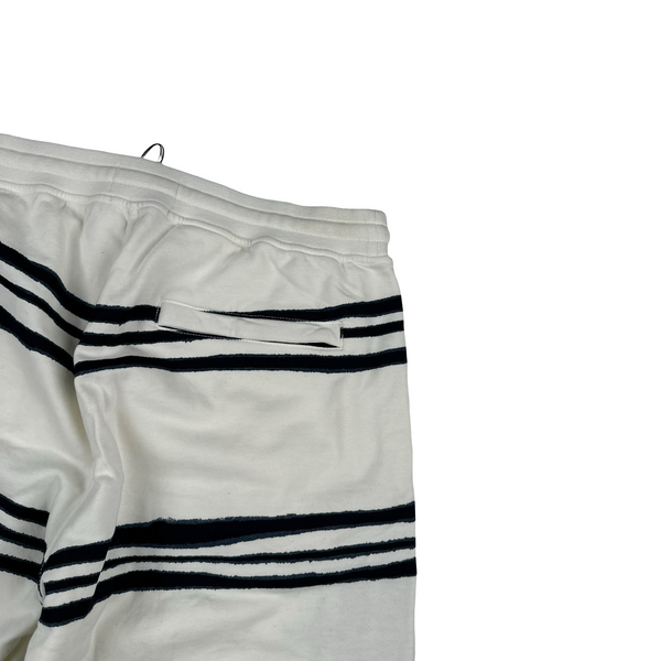 Stone Island x Supreme 2020 Striped Spellout Cotton Shorts - Medium