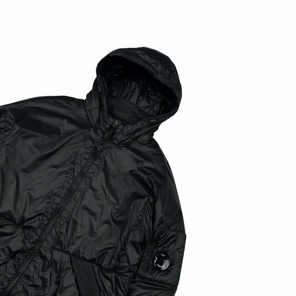 CP Company Black Outline Primaloft Lens Viewer Puffer Jacket - Medium