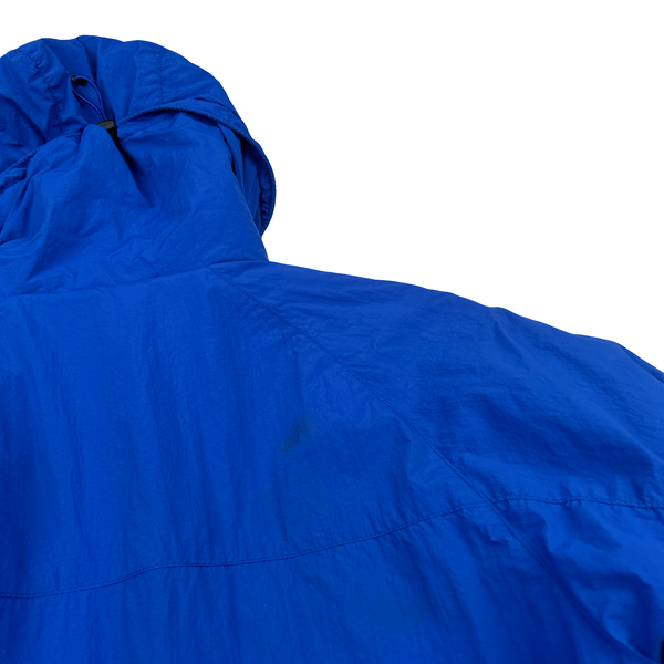 CP Company Blue GDP Hooded Polartec Lens Jacket - Medium