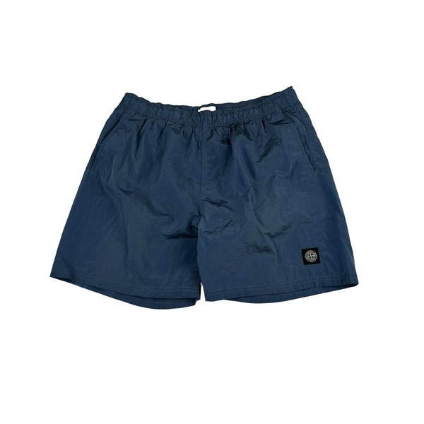 Stone Island Nylon Metal Blue Patch Swim Shorts - 3XL