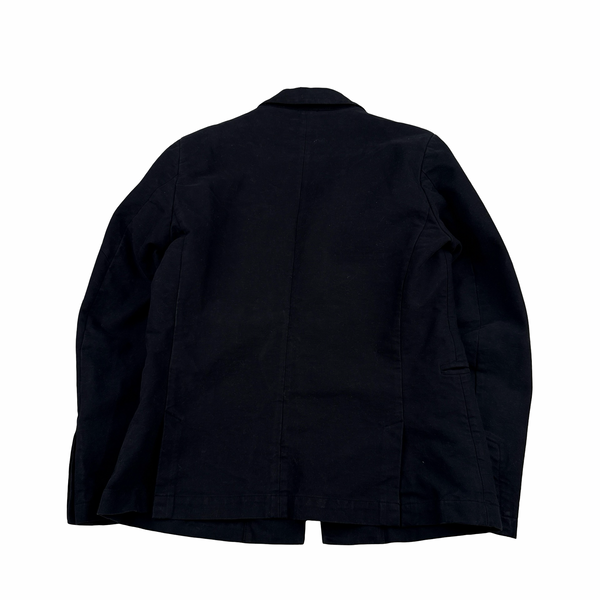 Stone Island 2014 Shadow Project Navy Mesh Lined Thick Cotton Blazer - Medium