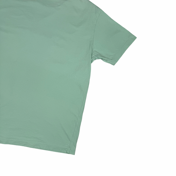 Stone Island 2021 Pale Green Cotton Spellout T Shirt - XL