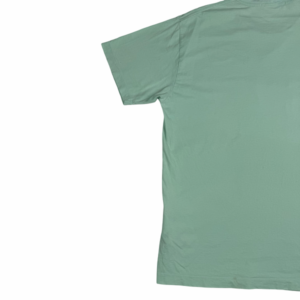 Stone Island 2021 Pale Green Cotton Spellout T Shirt - XL