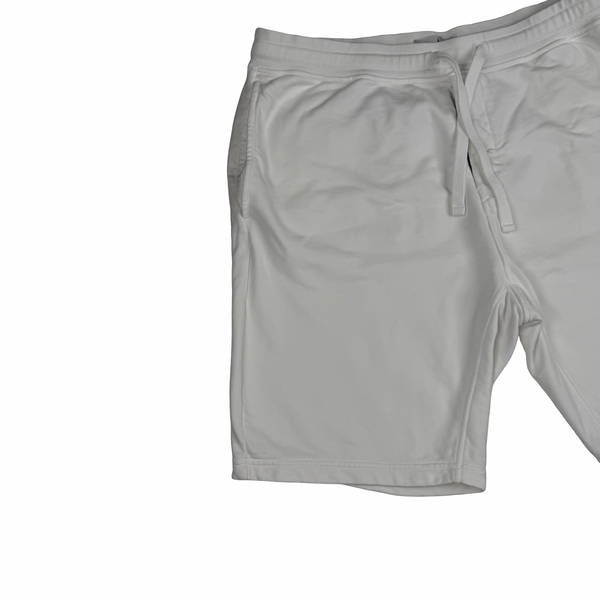 Stone Island 2024 White Cargo Cotton Shorts - XXL
